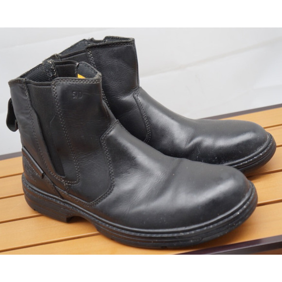 CAT Work Boots Mens US 8.5 Footwear Inherit Black Steel Toed Static Dissipative main image 11